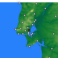 Nearby Forecast Locations - Lisbonne - Carte