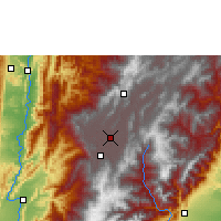 Nearby Forecast Locations - Bogota - Carte