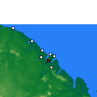 Nearby Forecast Locations - Cayenne - Carte