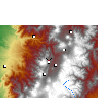 Nearby Forecast Locations - Quito - Carte