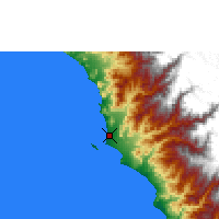 Nearby Forecast Locations - Lima - Carte