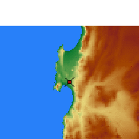 Nearby Forecast Locations - Antofagasta - Carte