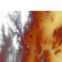 Nearby Forecast Locations - Salta - Carte
