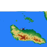 Nearby Forecast Locations - Honiara - Carte